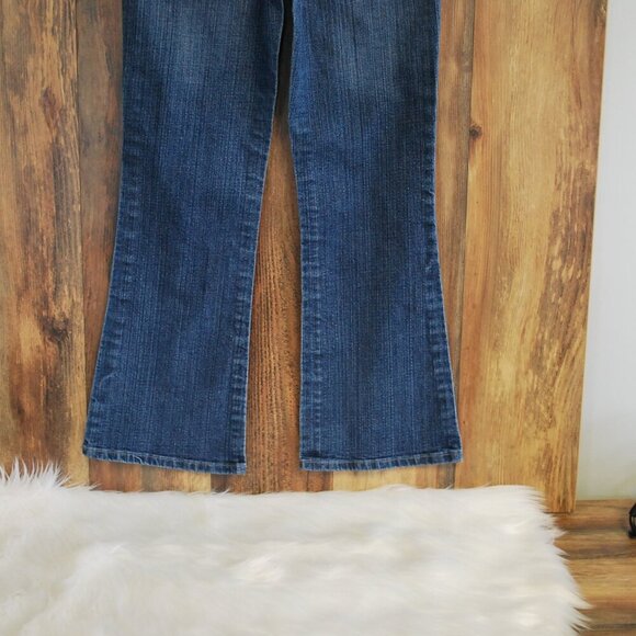 Gitano Vintage 90's Denim Wide Legs Flare Jeans Size 10 - Picture 3 of 7